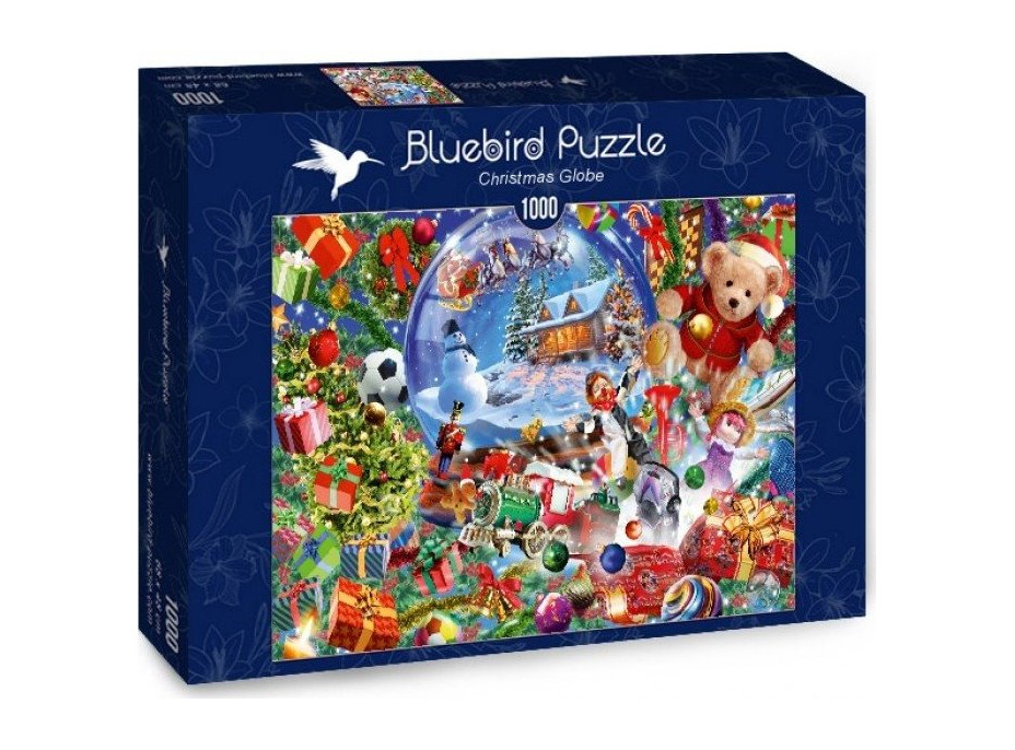 BLUEBIRD Puzzle Vánoční sněžítko 1000 dílků