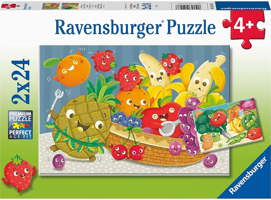 RAVENSBURGER Puzzle Drzé plody 2x24 dílků