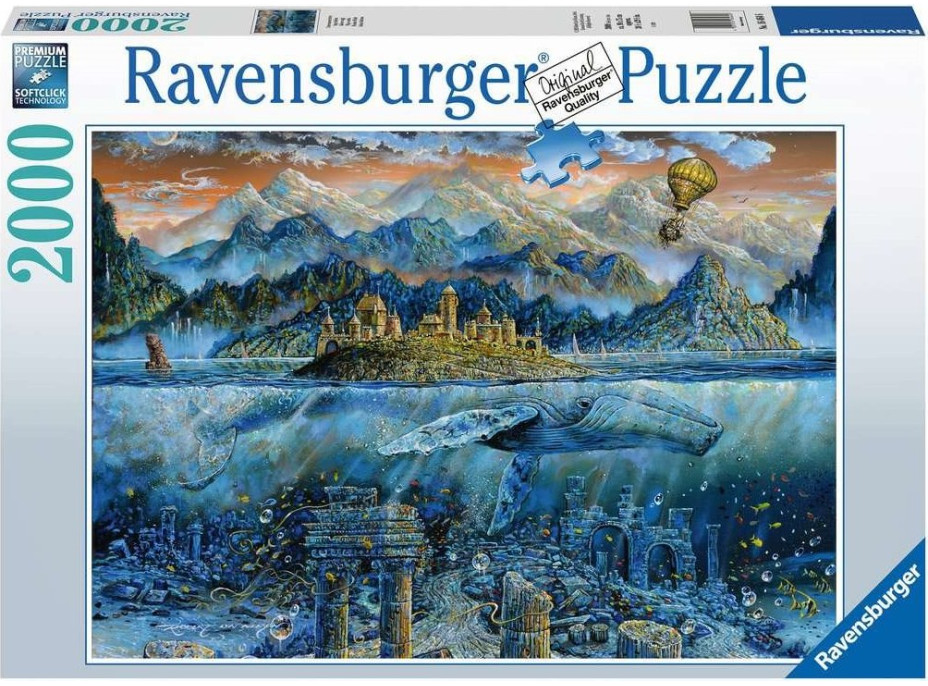 RAVENSBURGER Puzzle Moudrá velryba 2000 dílků