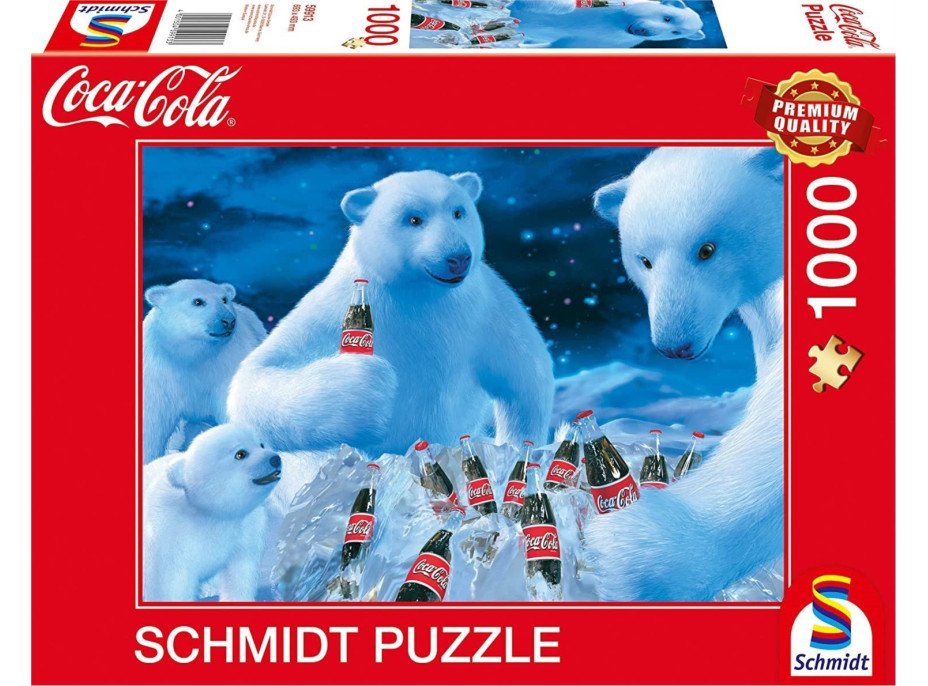 SCHMIDT Puzzle Coca Cola Lední medvědi 1000 dílků