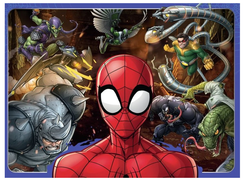 RAVENSBURGER Puzzle Nebojácný Spiderman XXL 100 dílků