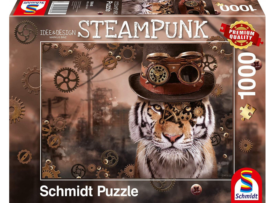 SCHMIDT Puzzle Steampunk: Tygr 1000 dílků