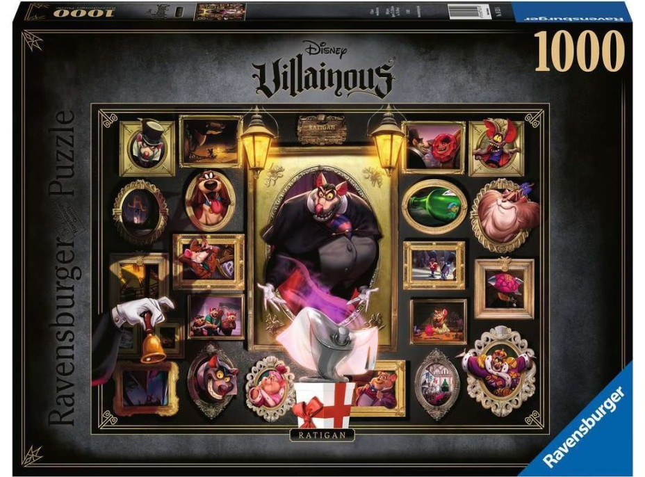 RAVENSBURGER Puzzle Disney Villainous: Ratigan 1000 dílků