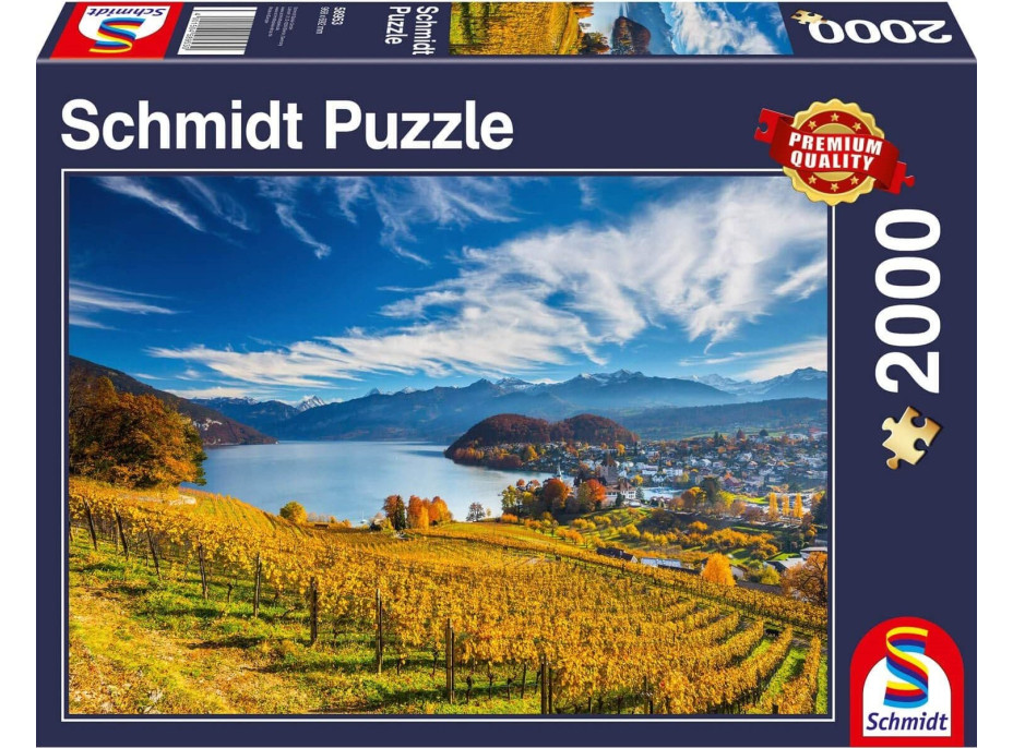 SCHMIDT Puzzle Vinohrady 2000 dílků