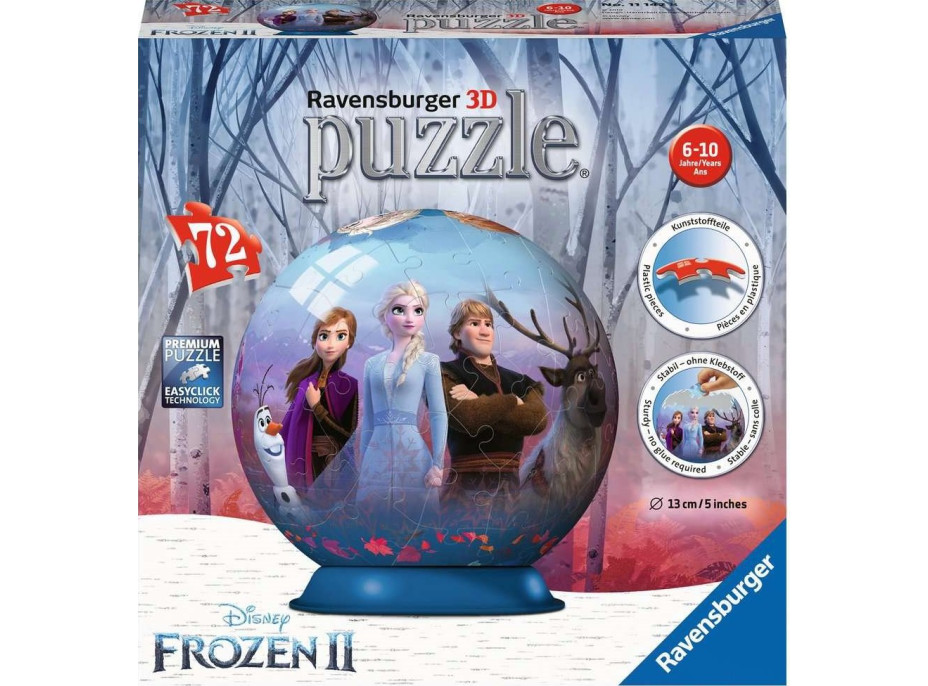 RAVENSBURGER Puzzleball Ledové království 2, 72 dílků
