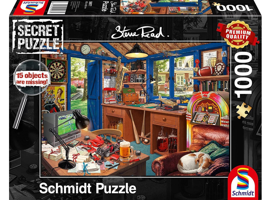 SCHMIDT Secret puzzle Tátova dílna 1000 dílků