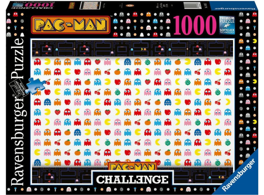 RAVENSBURGER Puzzle Challenge: Pac-Man 1000 dílků