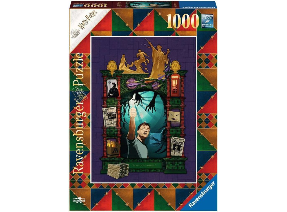 RAVENSBURGER Puzzle Harry Potter 5: Expecto Patronum 1000 dílků