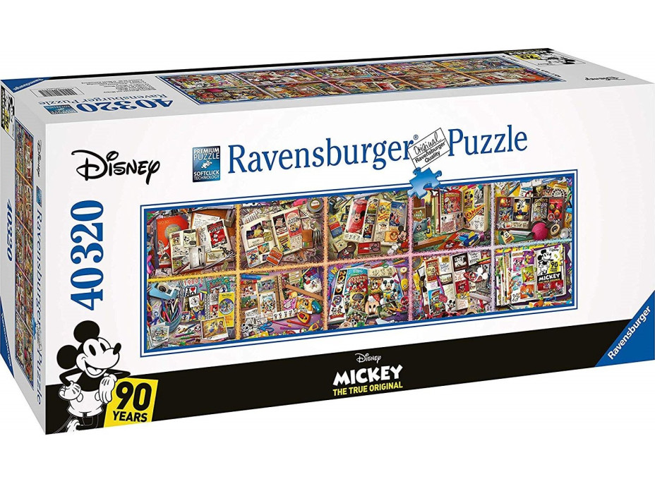 RAVENSBURGER Puzzle Mickey Mouse během let 40320 dílků