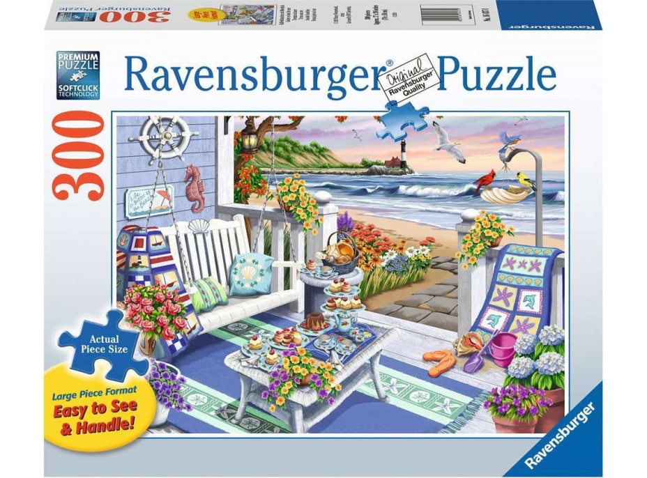 RAVENSBURGER Puzzle Na slunečném pobřeží EXTRA 300 dílků