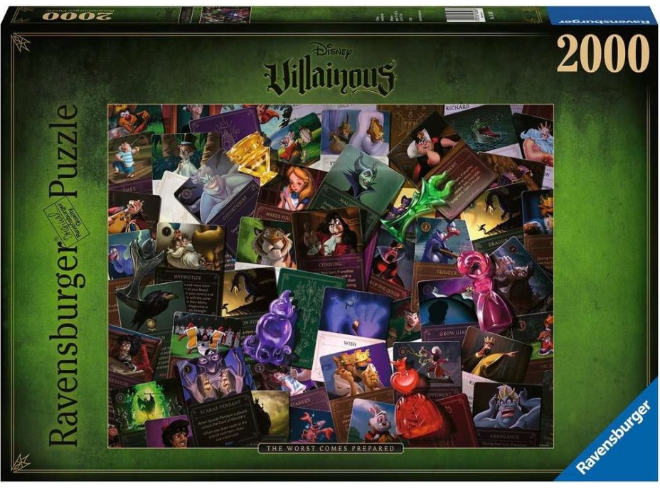 RAVENSBURGER Puzzle Disney Villainous: Ti nejhorší přicházejí připraveni 2000 dílků