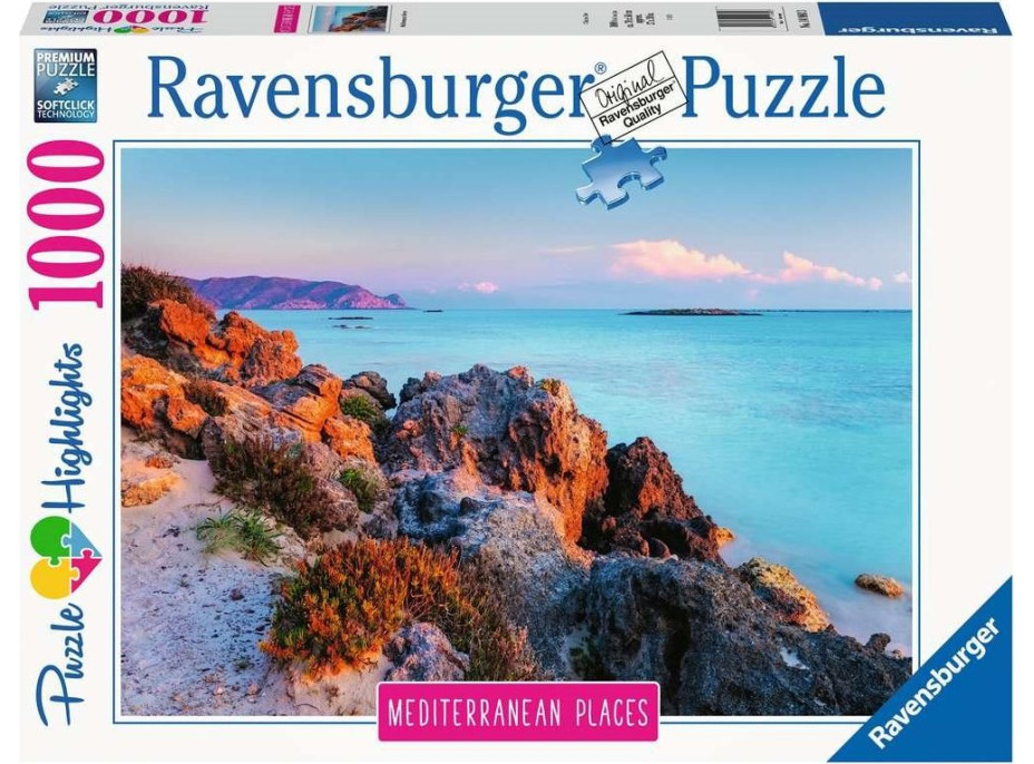 RAVENSBURGER Puzzle Řecko 1000 dílků