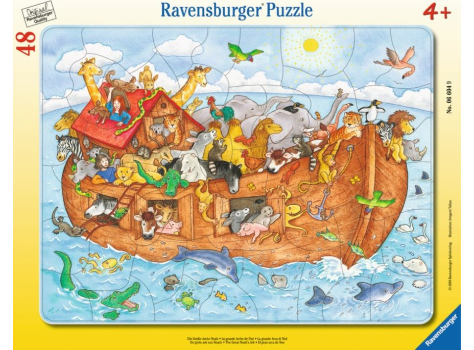 RAVENSBURGER Puzzle Velká Noemova archa 48 dílků