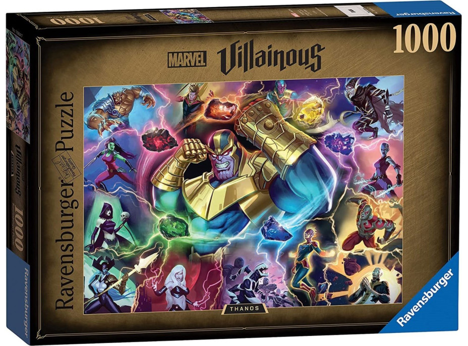 RAVENSBURGER Puzzle Marvel Villainous: Thanos 1000 dílků