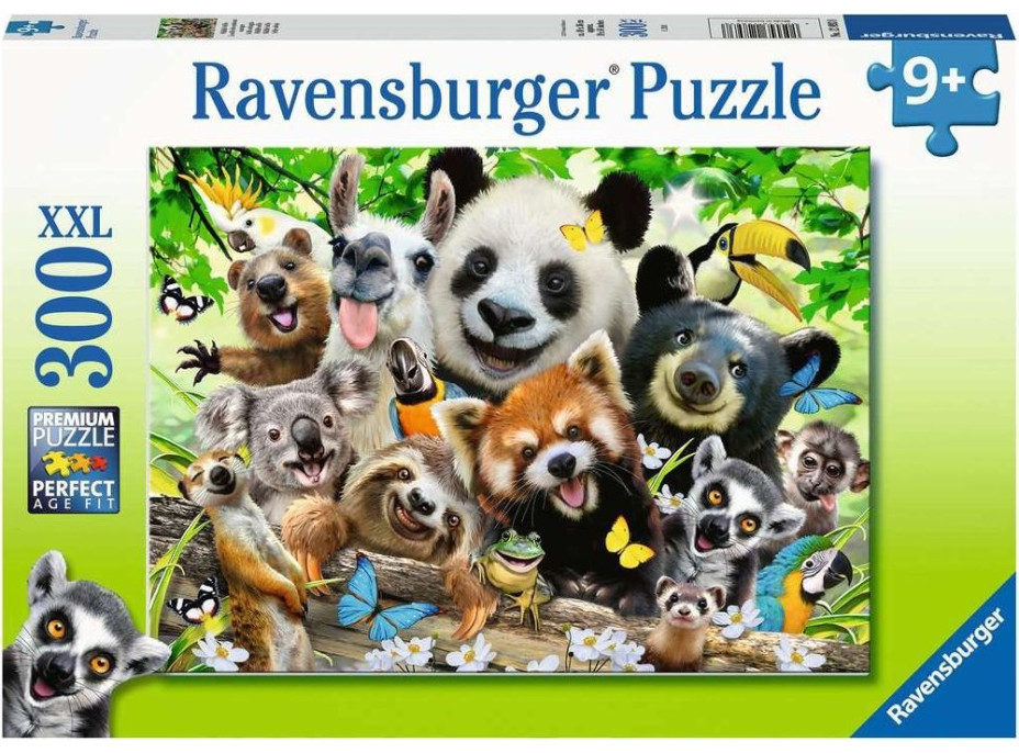 RAVENSBURGER Puzzle Zvířecí selfie XXL 300 dílků