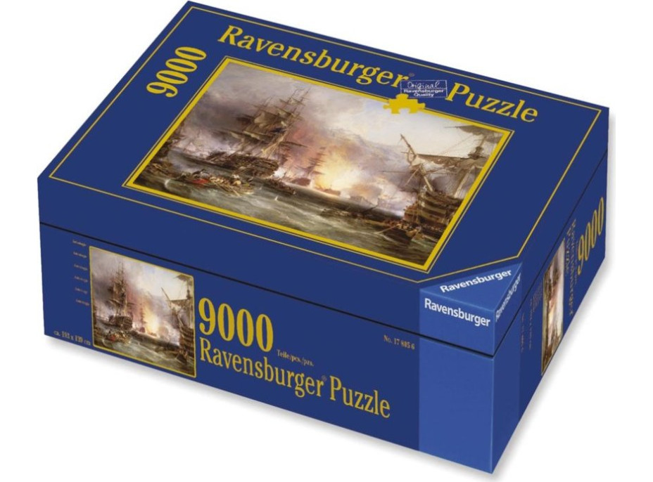 RAVENSBURGER Puzzle Námořní bitva u Alžíru 9000 dílků