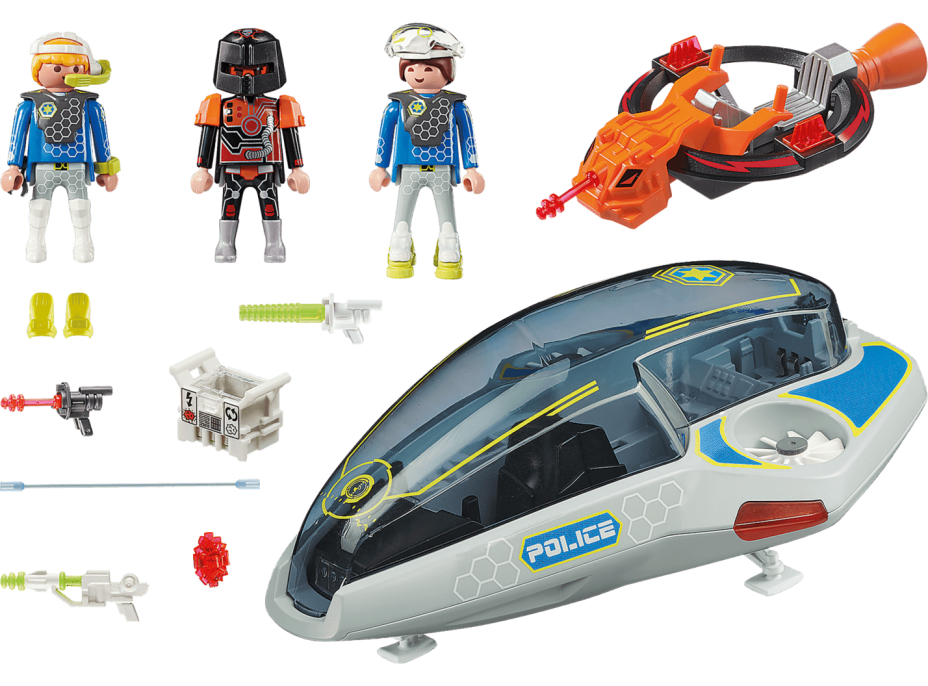 PLAYMOBIL® Galaxy Police 70019 Kluzák