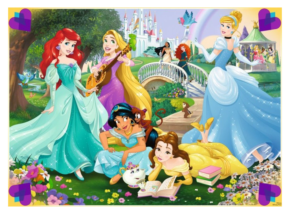 RAVENSBURGER Puzzle Disney princezny: Odvážný sen XXL 100 dílků