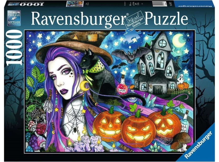 RAVENSBURGER Puzzle Halloween 1000 dílků