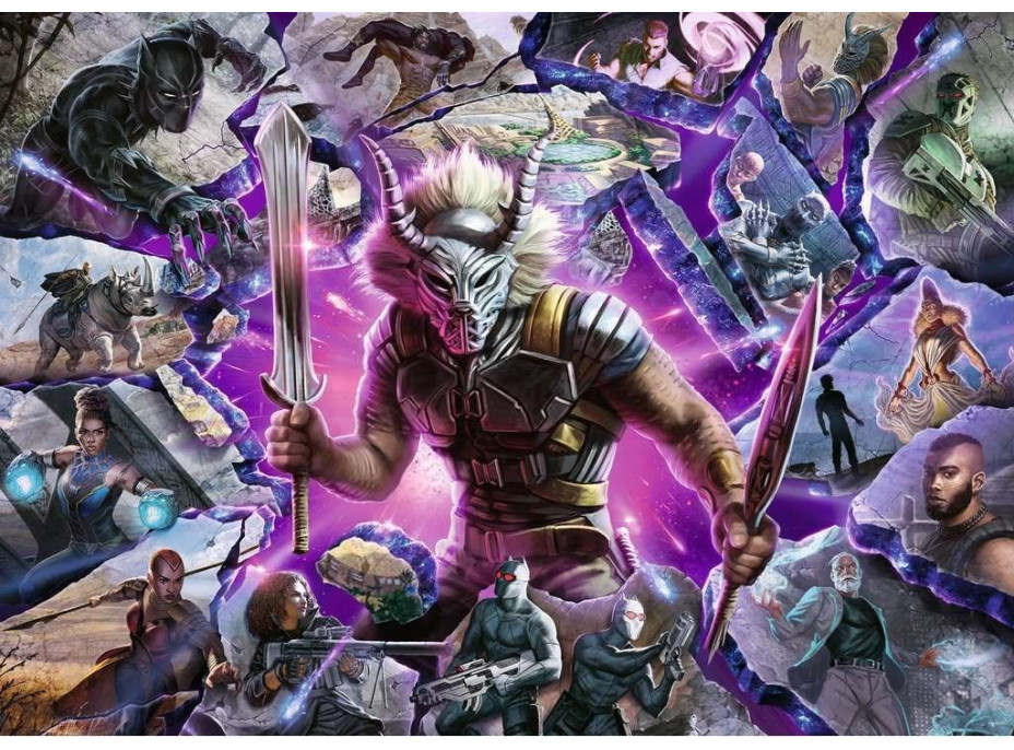 RAVENSBURGER Puzzle Marvel Villainous: Killmonger 1000 dílků