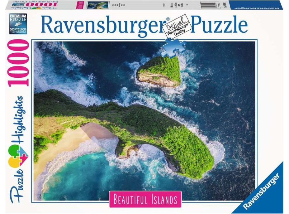 RAVENSBURGER Puzzle Nádherné ostrovy: Indonésie 1000 dílků