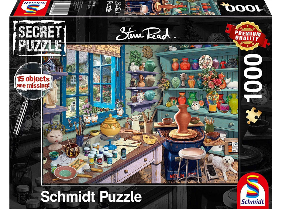SCHMIDT Secret puzzle Hrnčířská dílna 1000 dílků