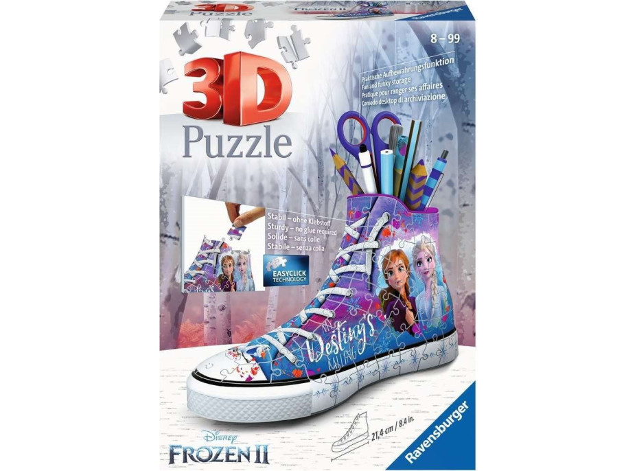 RAVENSBURGER 3D puzzle Kecka Ledové království 2, 108 dílků