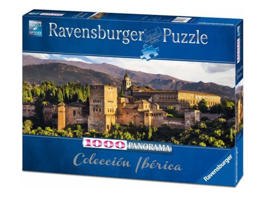 RAVENSBURGER Panoramatické puzzle Alhambra 1000 dílků