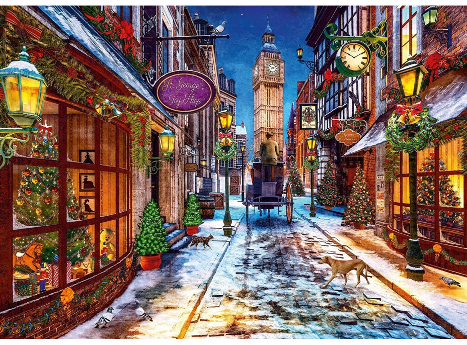 RAVENSBURGER Puzzle Čas Vánoc 1000 dílků