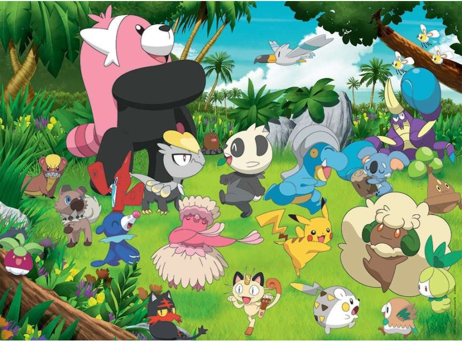 RAVENSBURGER Puzzle Divocí Pokémoni XXL 300 dílků