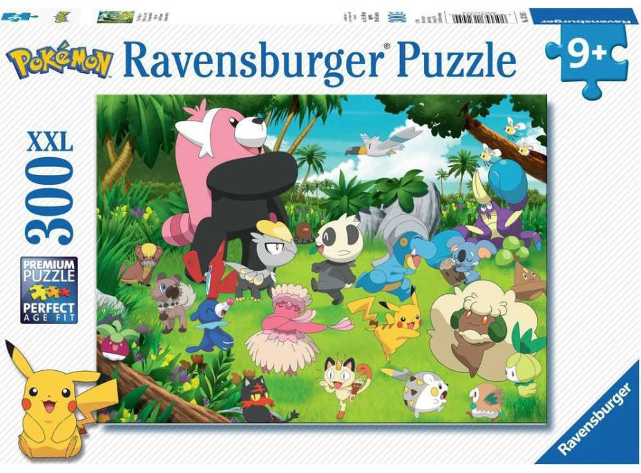 RAVENSBURGER Puzzle Divocí Pokémoni XXL 300 dílků