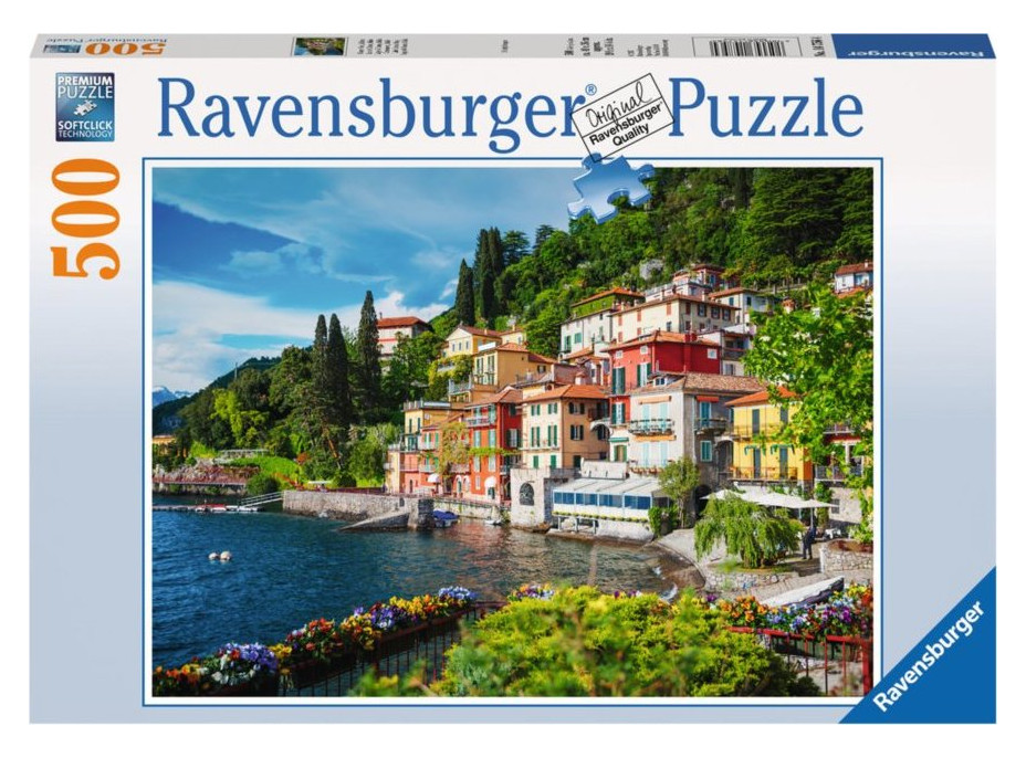 RAVENSBURGER Puzzle Jezero Como, Itálie 500 dílků