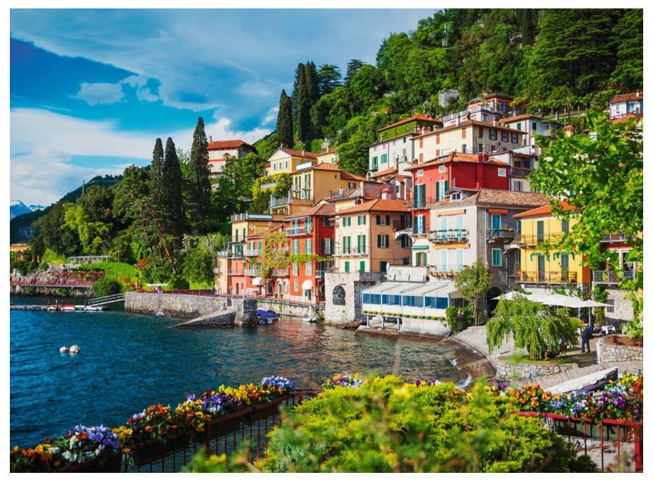 RAVENSBURGER Puzzle Jezero Como, Itálie 500 dílků