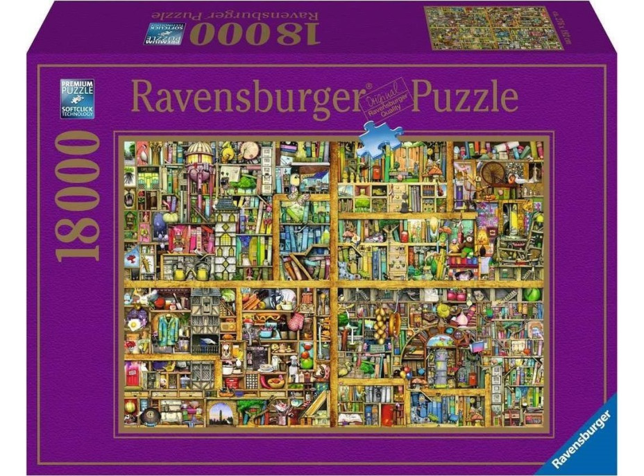 RAVENSBURGER Puzzle Kouzelná knihovna 18000 dílků