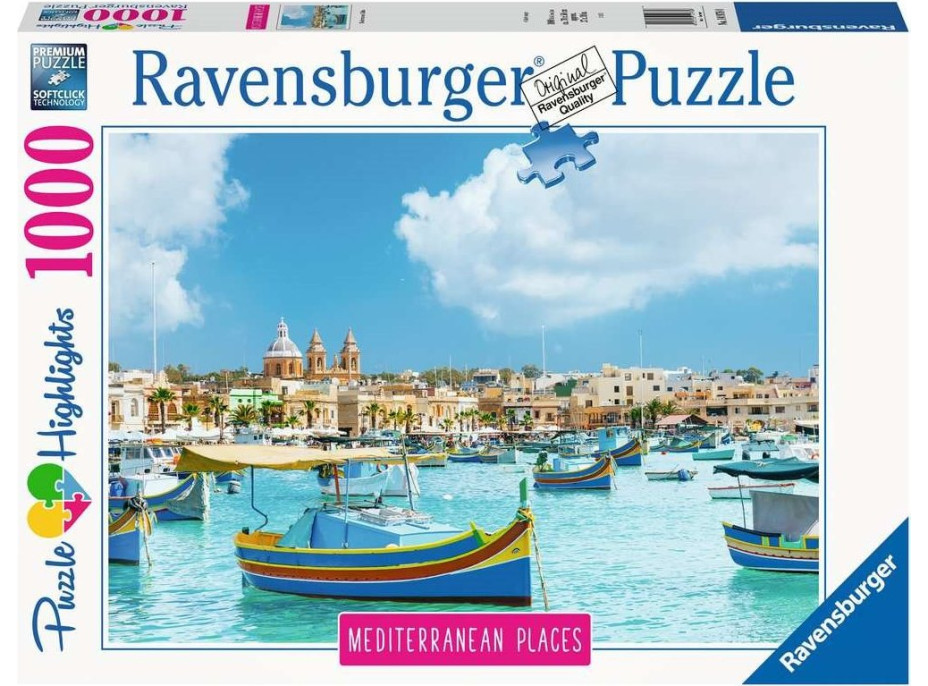 RAVENSBURGER Puzzle Malta 1000 dílků