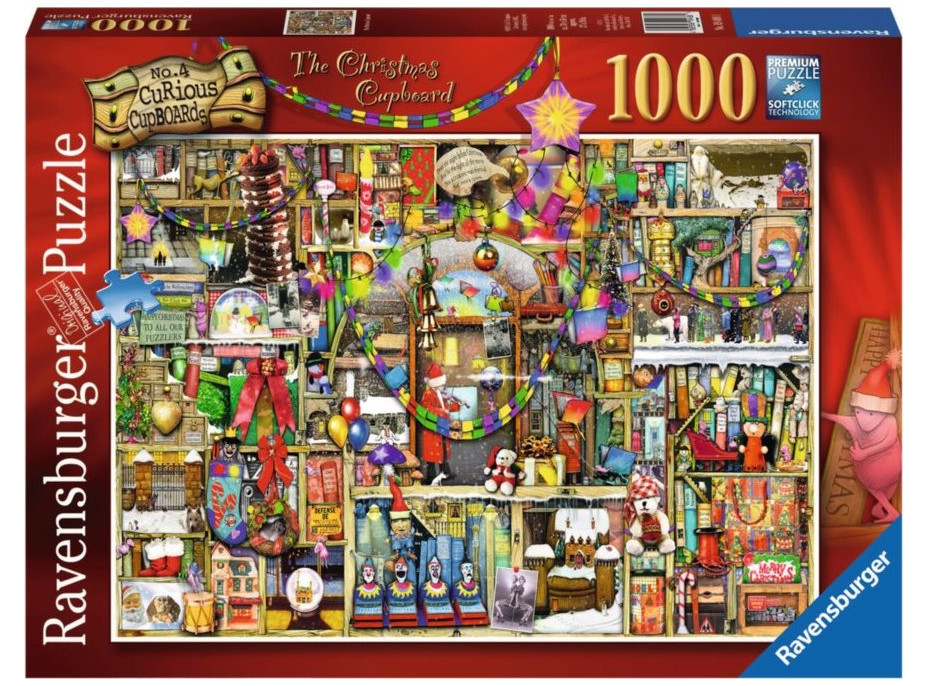 RAVENSBURGER Puzzle Vánoční skříň 1000 dílků