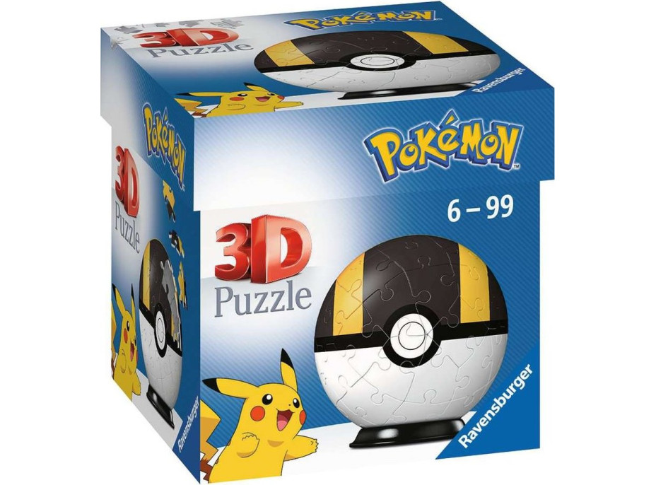 RAVENSBURGER Puzzleball Pokémon: Ultraball 54 dílků