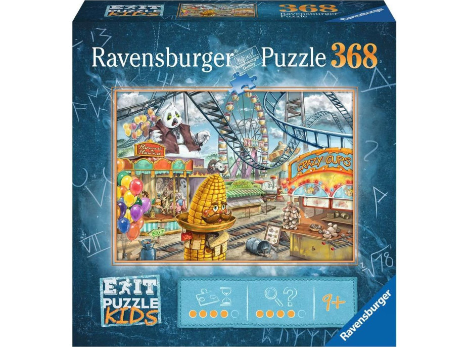 RAVENSBURGER Únikové EXIT puzzle Kids Zábavní park 368 dílků