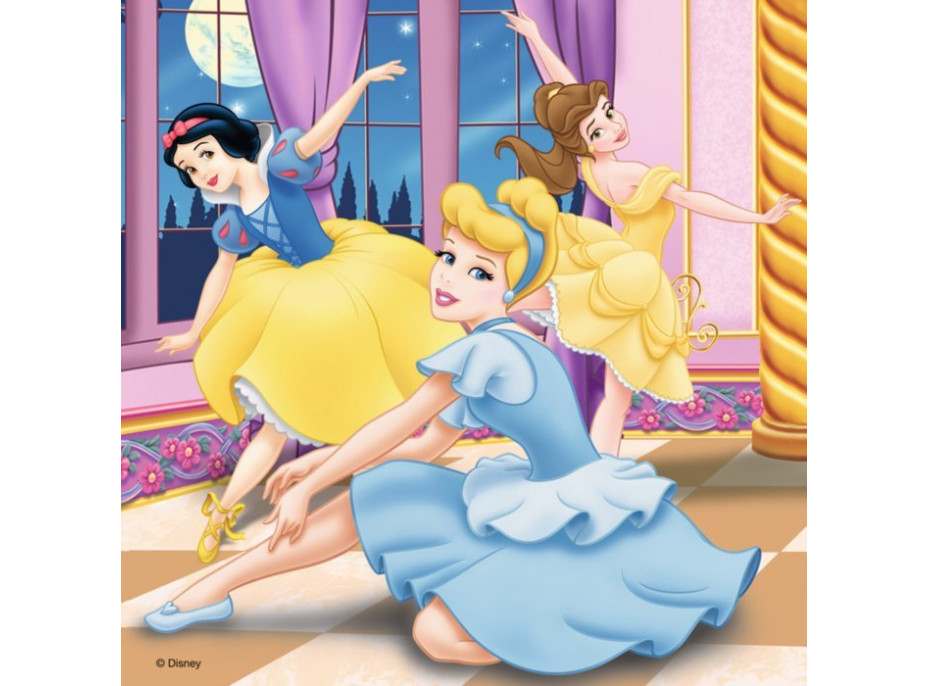 RAVENSBURGER Puzzle Disney princezny: Sny 3x49 dílků