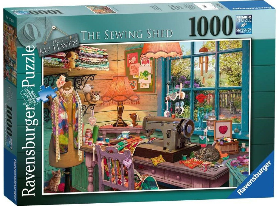 RAVENSBURGER Puzzle Šicí koutek 1000 dílků