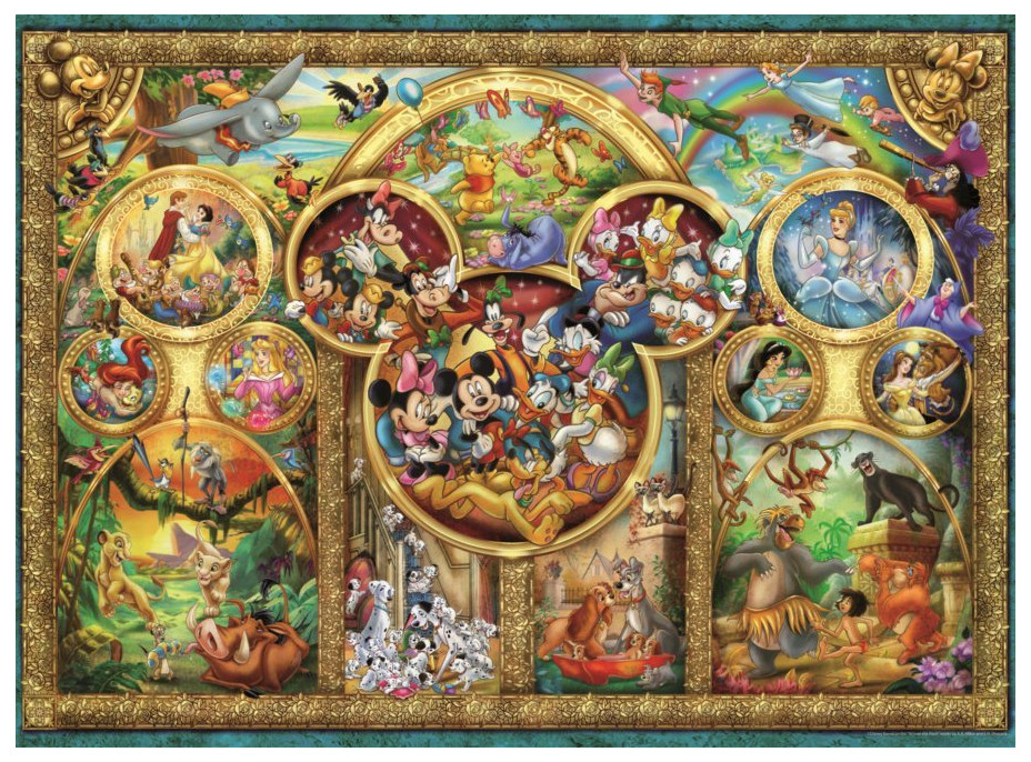 RAVENSBURGER Puzzle Disney rodina 500 dílků