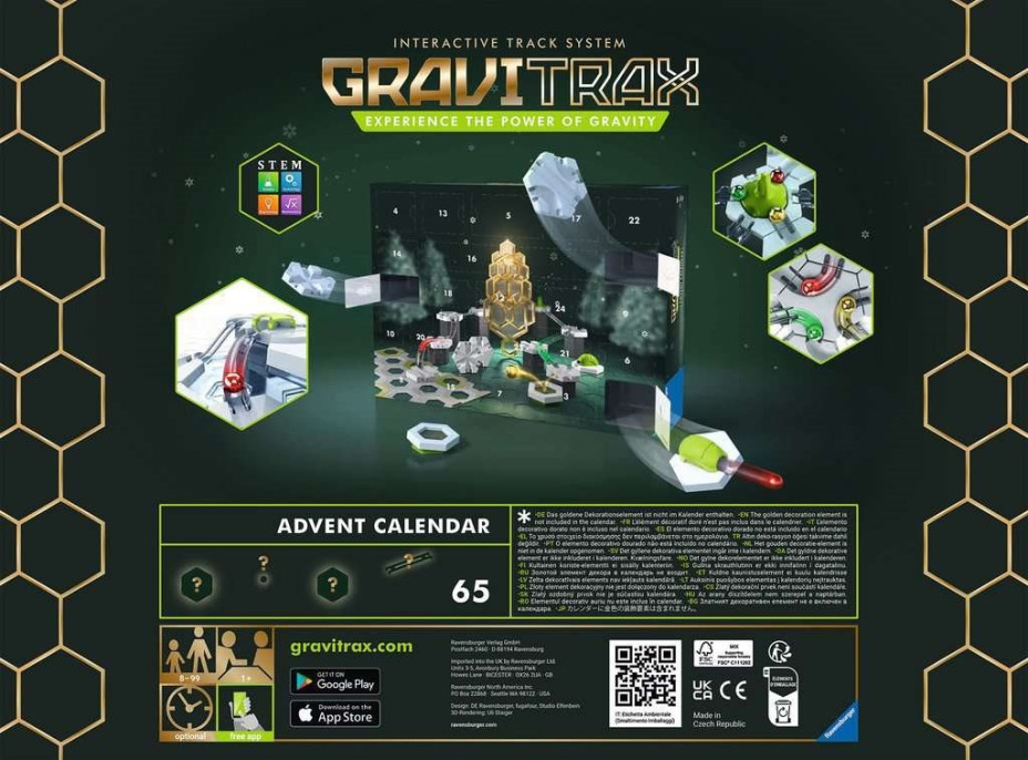 RAVENSBURGER GraviTrax Adventní kalendář