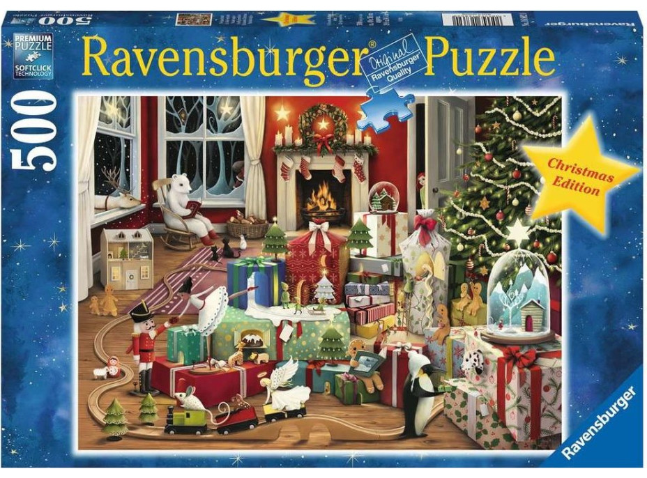 RAVENSBURGER Puzzle Kouzelné Vánoce 500 dílků