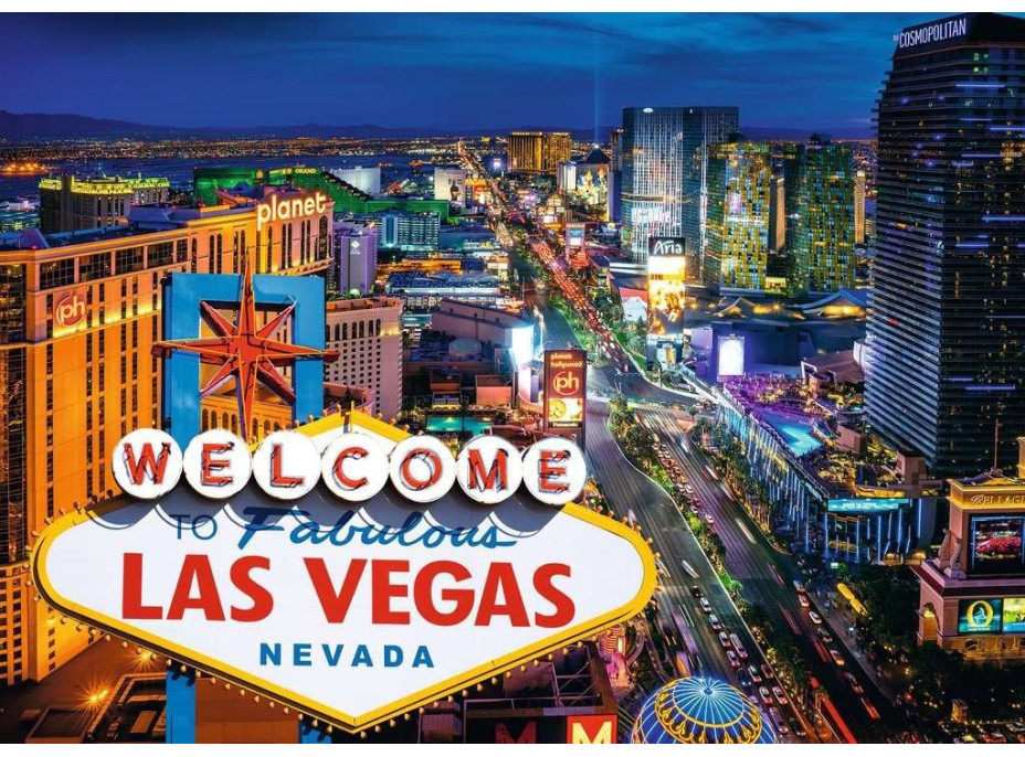 RAVENSBURGER Puzzle Las Vegas 1000 dílků