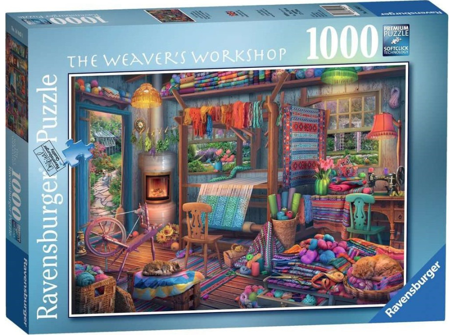 RAVENSBURGER Puzzle Tkalcovská dílna 1000 dílků