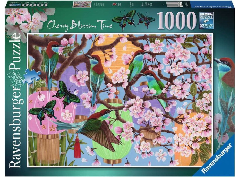 RAVENSBURGER Puzzle Květy třešní 1000 dílků