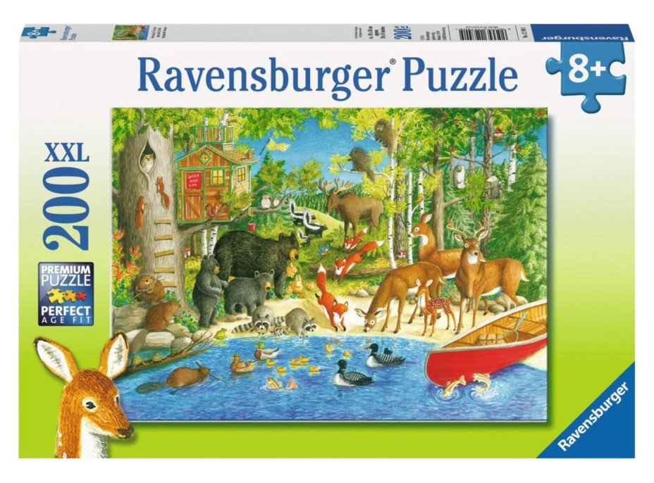 RAVENSBURGER Puzzle Lesní přátelé XXL 200 dílků