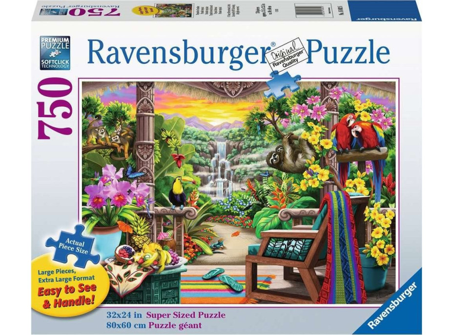 RAVENSBURGER Puzzle Tropické zátiší XL 750 dílků