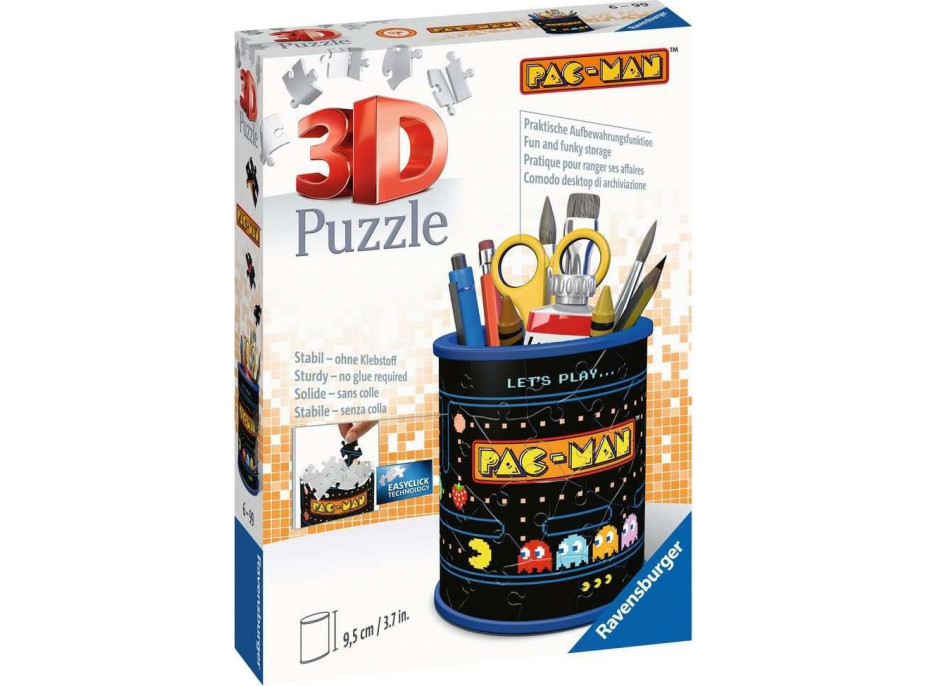 RAVENSBURGER 3D puzzle stojan: Pac-Man 57 dílků