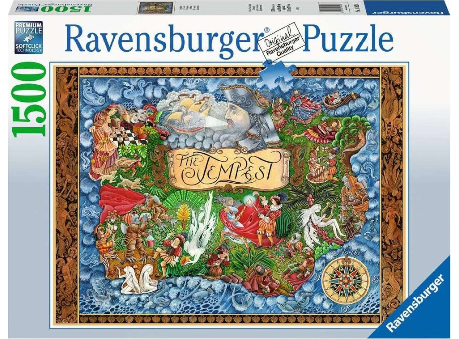 RAVENSBURGER Puzzle Bouře 1500 dílků